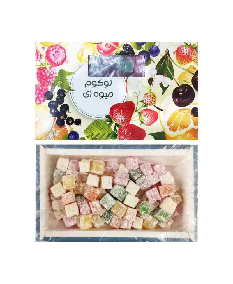 خرید اینترنتی لوکوم میوه ای بیز ۴۵۰ گرمی