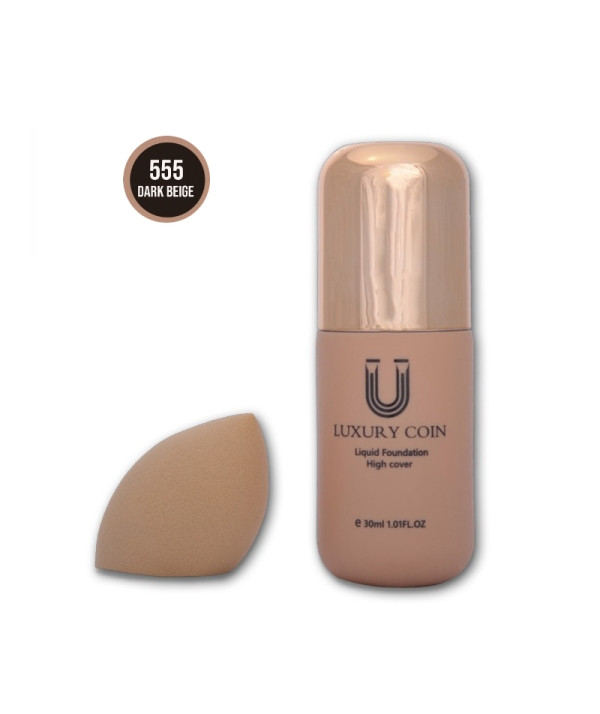 خرید اینترنتی و سفارش ست کرم پودر لاکچری کوین به همراه پد ۵۵۵