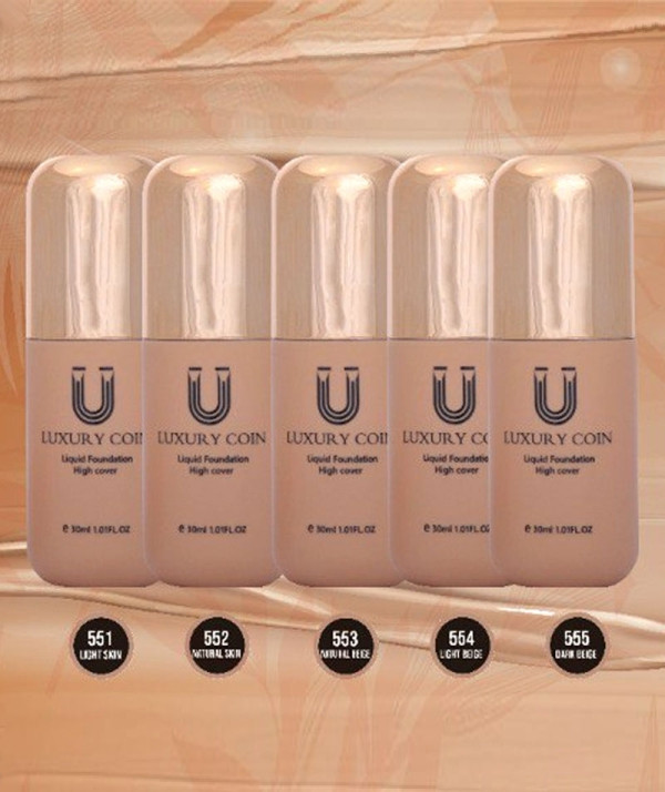 سفارش و قیمت خرید ست کرم پودر لاکچری کوین به همراه پد