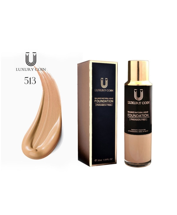 سفارش آنلاین و خرید کرم پودر پد دار لاکچری کوین شیشهای شماره ۵۱۳